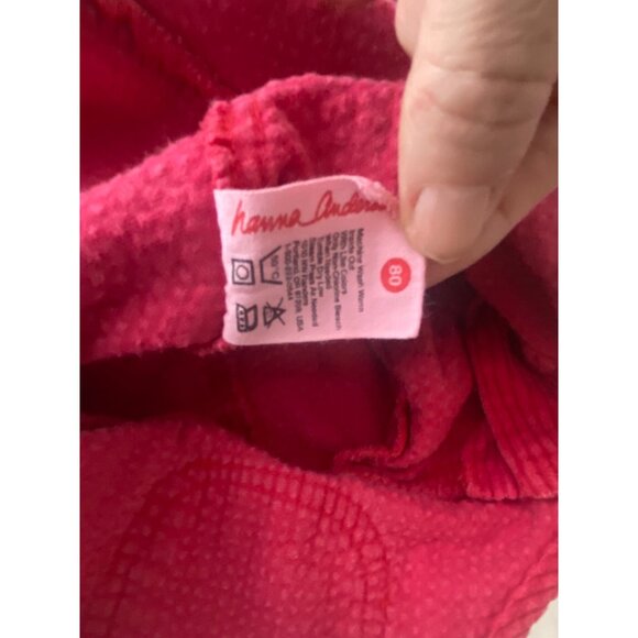 Hanna Andersson Rare HTF Red Cordory size 80 size 2 - Picture 8 of 9